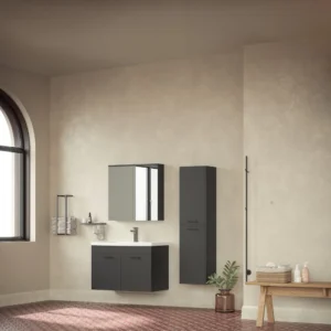 Groothandel NEFF Basic Badkamermeubelset Antraciet – Robuust & Betaalbaar