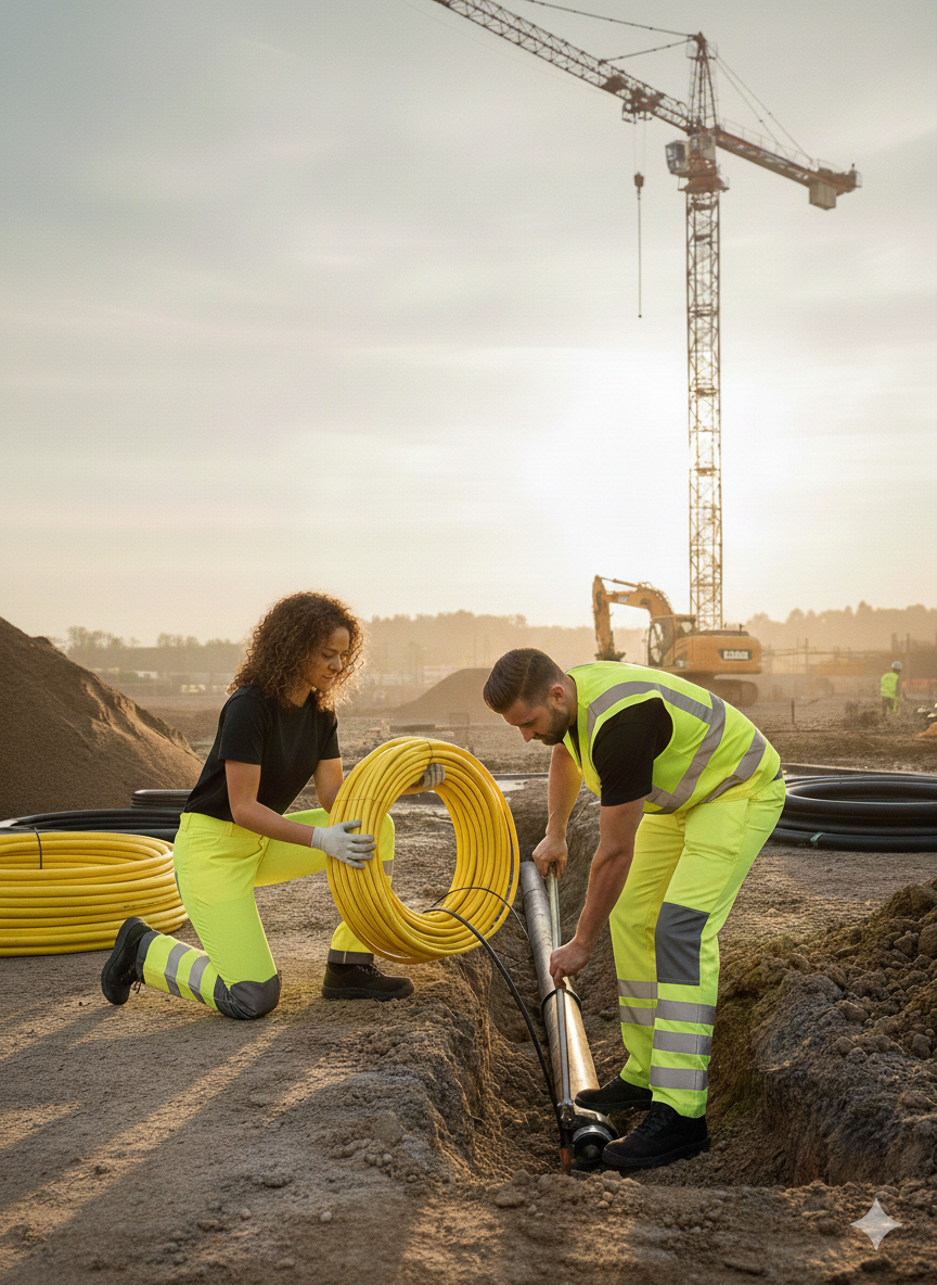 Groothandel Professionele Fluo Werkbroek